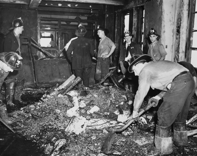 Imagen: Estado del edificio tras el accidente. Getty